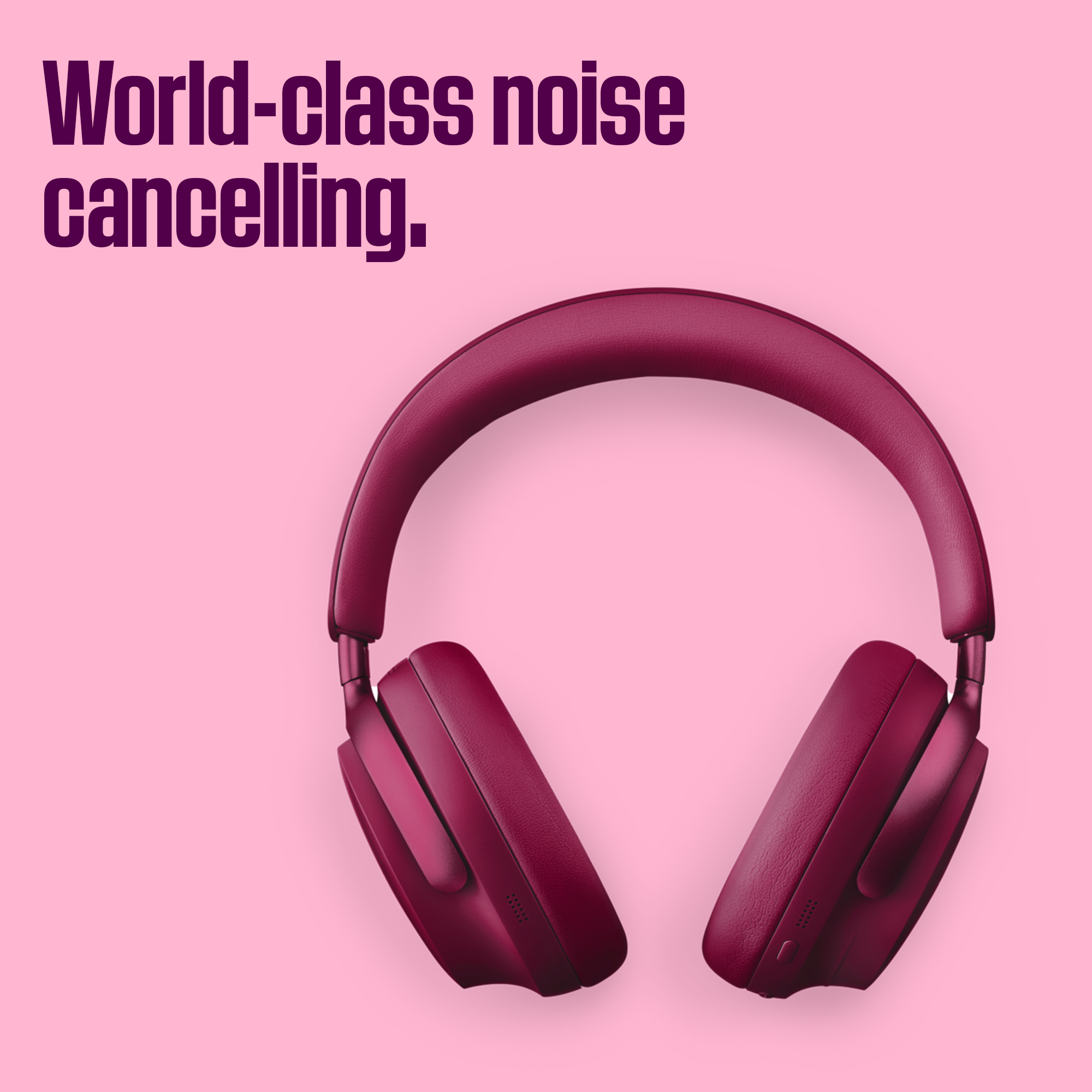 אוזניות ביטול רעשים Bose QuietComfort Ultra Headphones שזיף