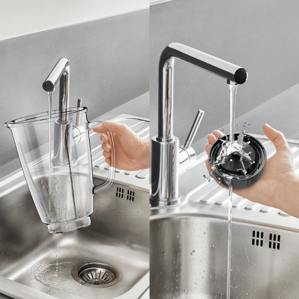 בלנדר Moulinex LM430A10 ניקוי אביזרים