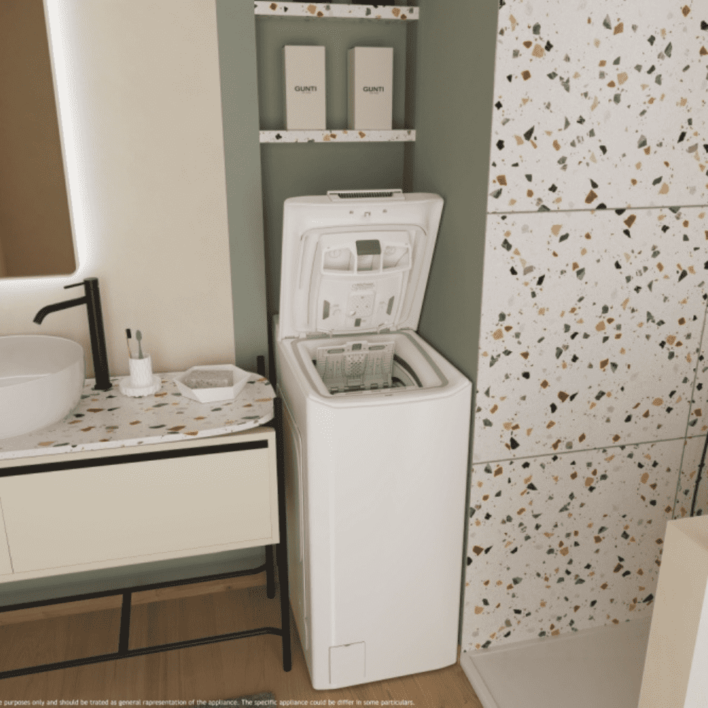 מכונת כביסה 6 ק"ג פתח עליון Hoover THOQ063D3-ISR