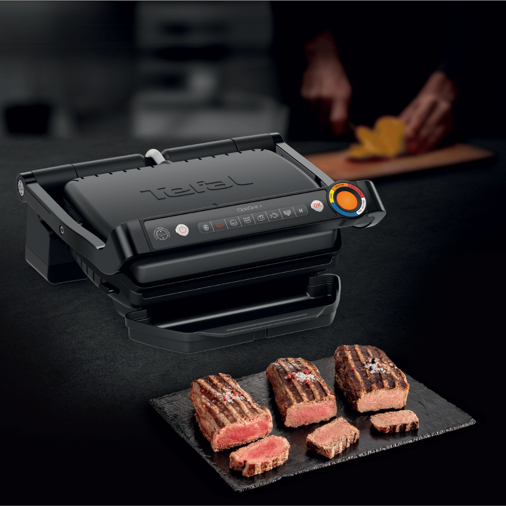 טוסטר גריל לחיצה 2000 וואט Tefal OptiGrill GC7178G1