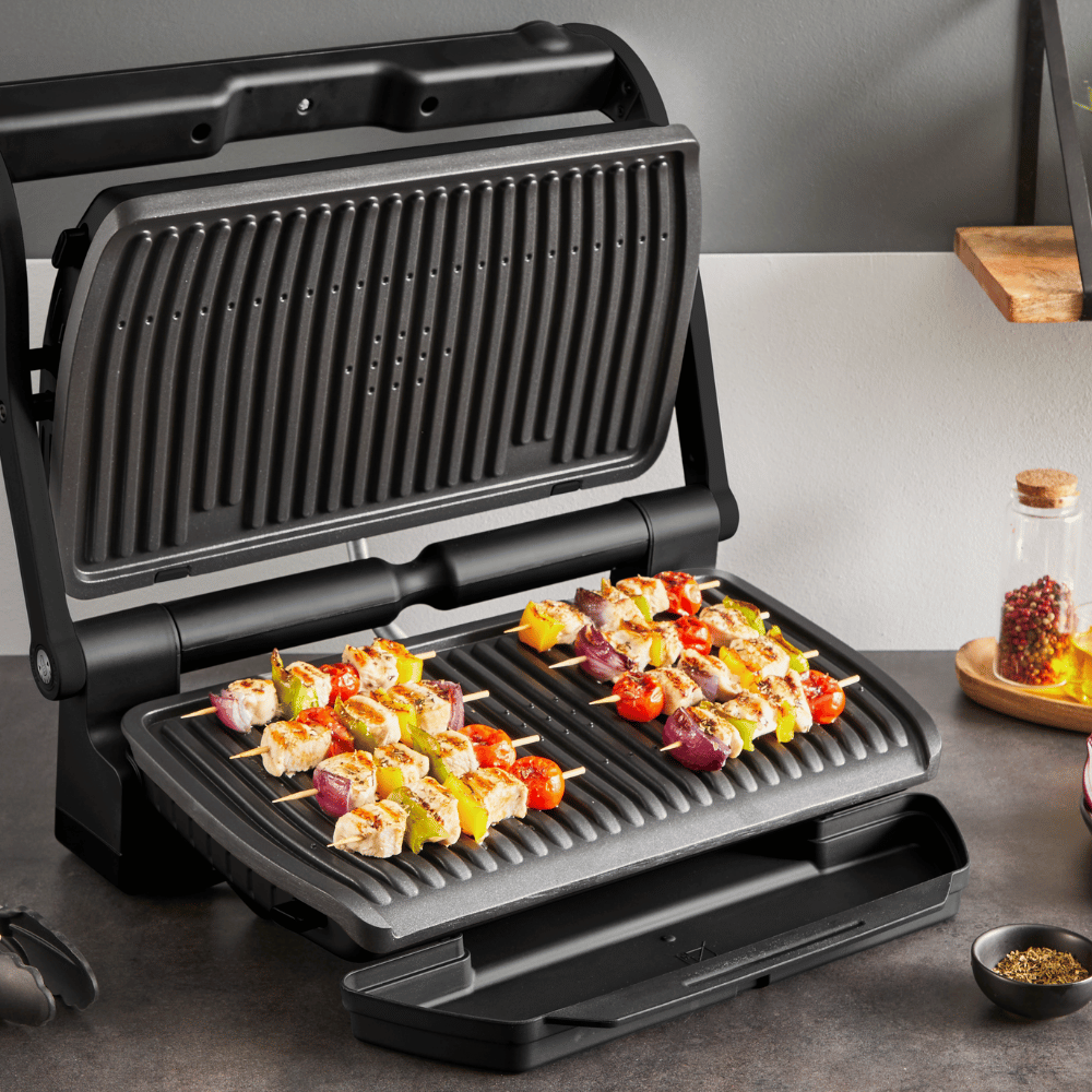 טוסטר גריל לחיצה 2000 וואט Tefal OptiGrill GC7278G1