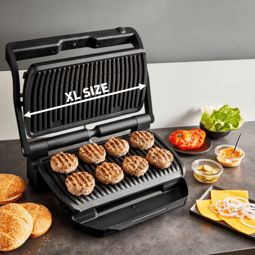 טוסטר גריל לחיצה 2000 וואט Tefal OptiGrill GC7278G1