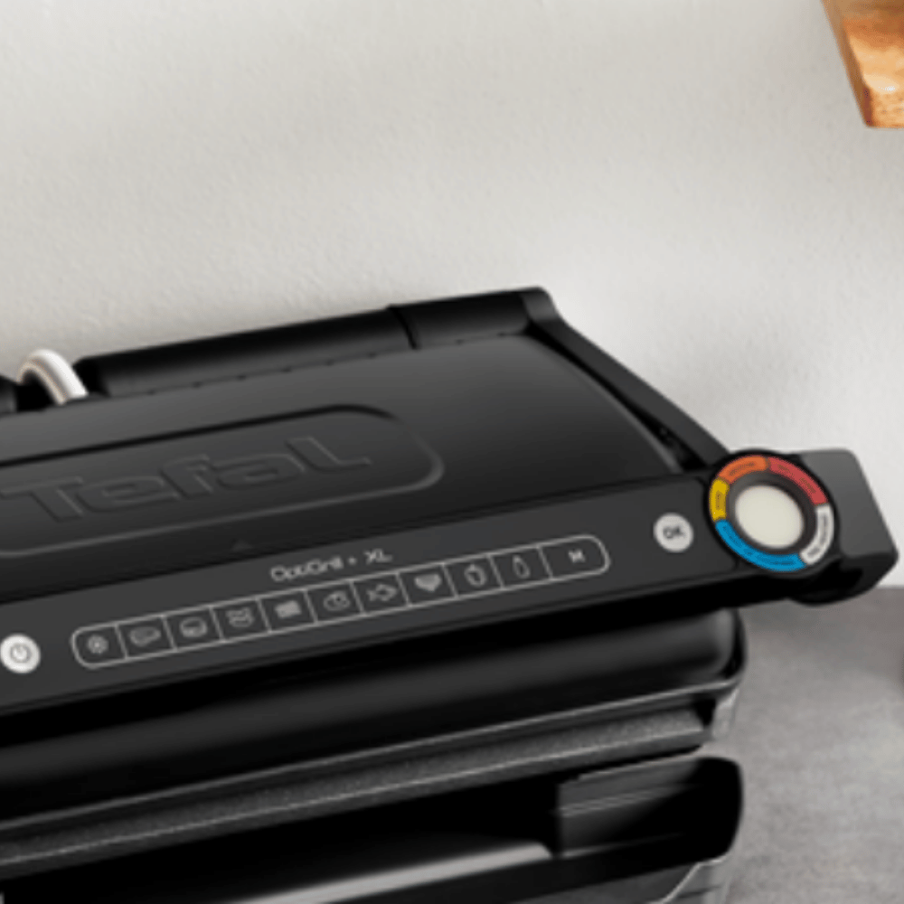 טוסטר גריל לחיצה 2000 וואט Tefal OptiGrill GC7278G1