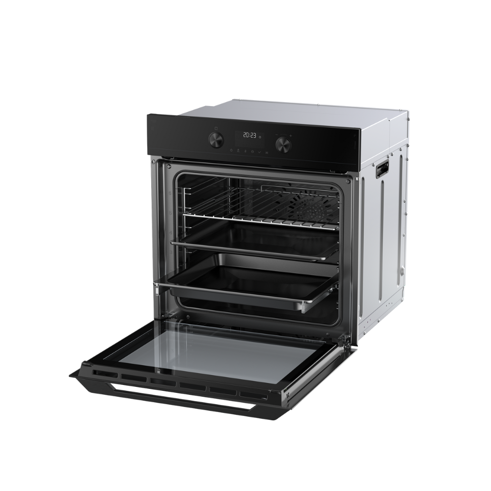 תנור אפייה בנוי 72 ליטר Haier HOQ-K5AAN3GB זכוכית שחורה