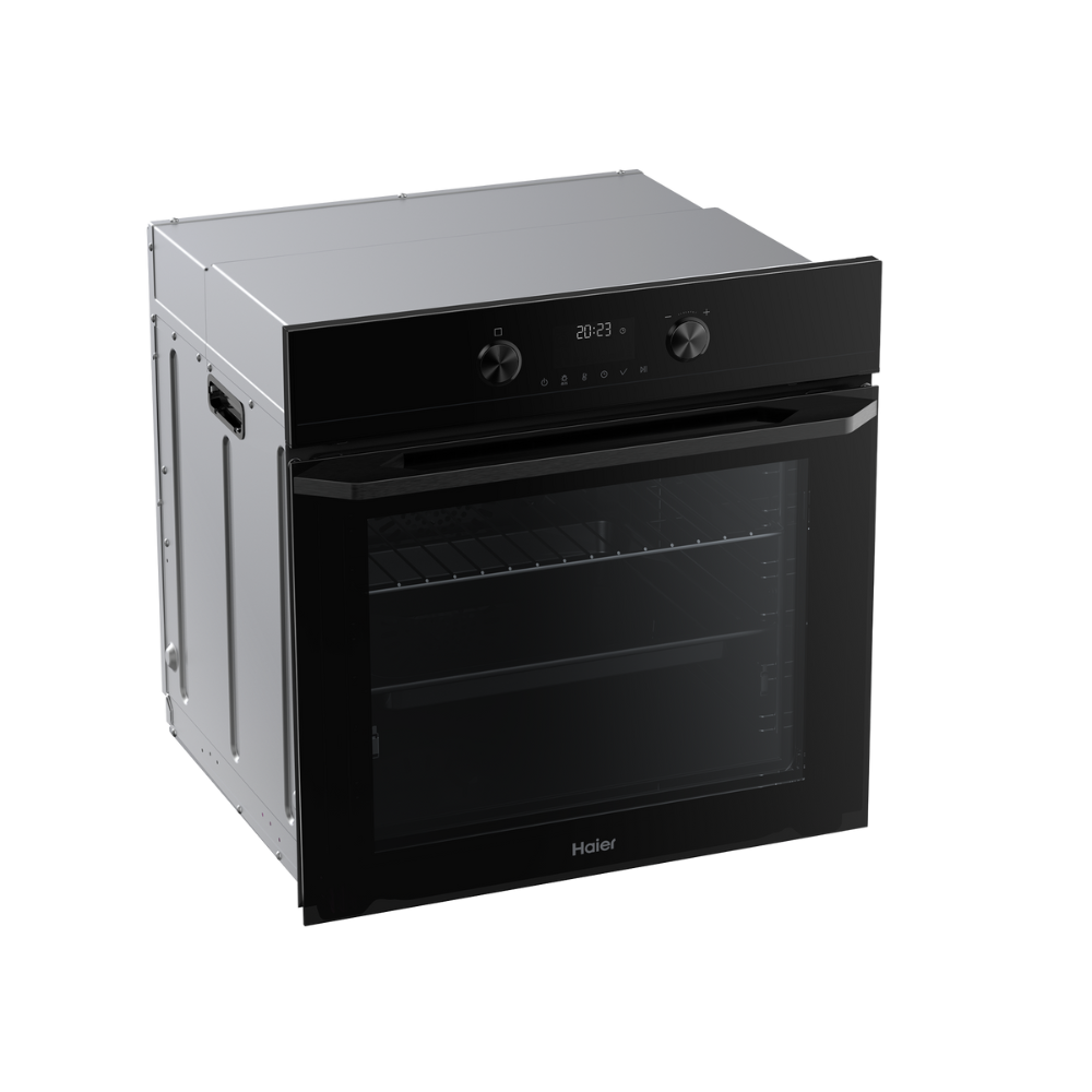 תנור אפייה בנוי 72 ליטר Haier HOQ-K5AAN3GB זכוכית שחורה