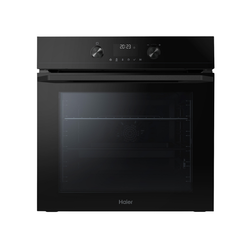 תנור אפייה בנוי 72 ליטר Haier HOQ-K5AAN3GB זכוכית שחורה