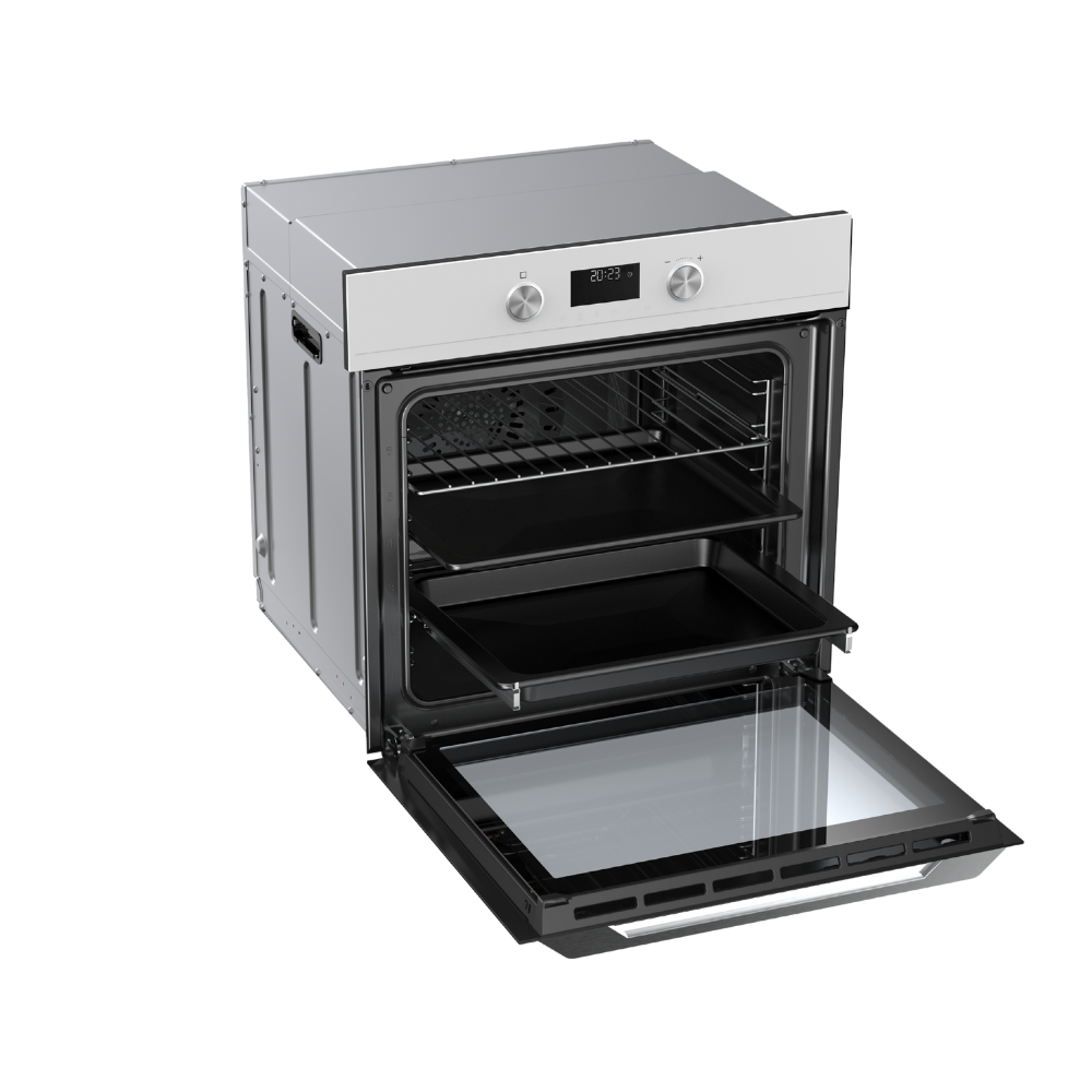 תנור אפייה בנוי 72 ליטר Haier HOQ-K5AAN3GW זכוכית לבנה