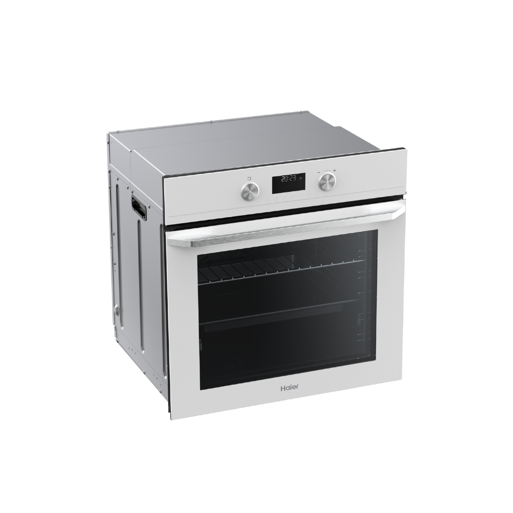 תנור אפייה בנוי 72 ליטר Haier HOQ-K5AAN3GW זכוכית לבנה