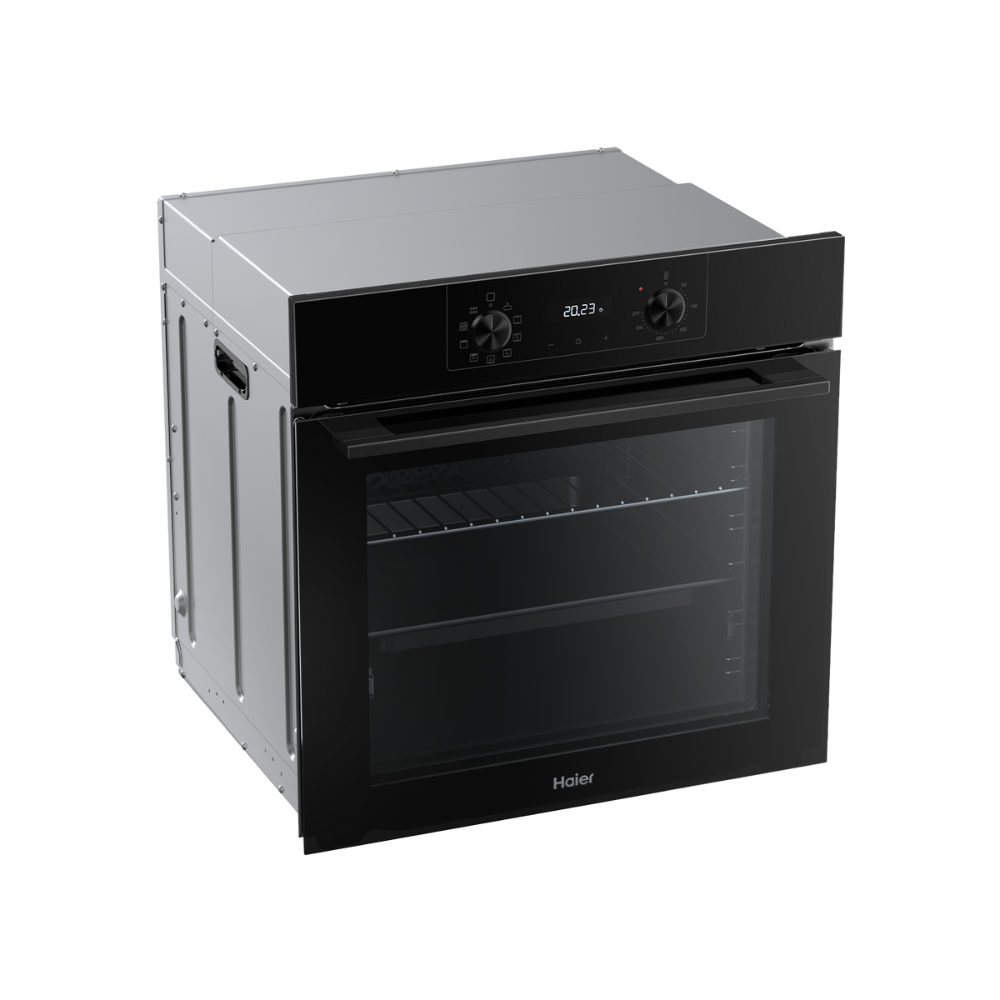 תנור אפייה בנוי 72 ליטר Haier HOQ-K2AAN3BX זכוכית שחורה