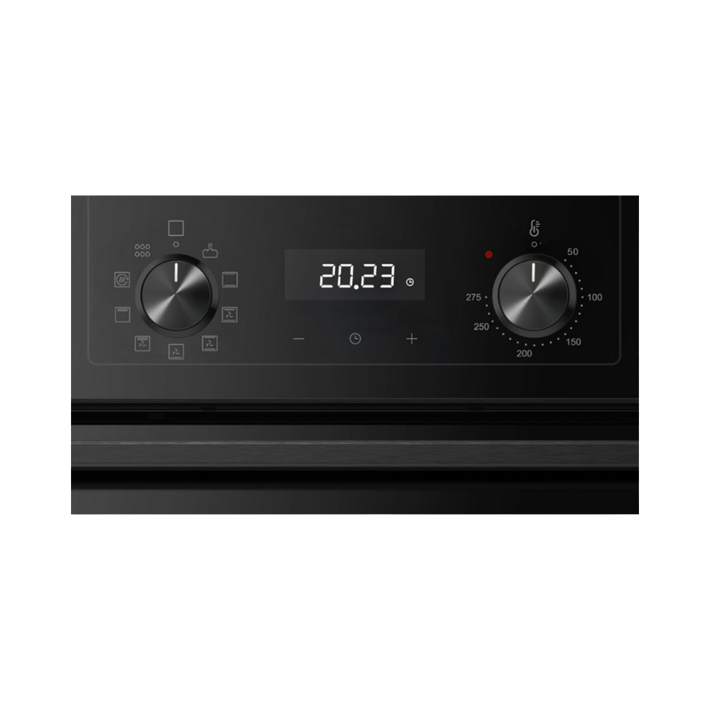 תנור אפייה בנוי 72 ליטר Haier HOQ-K2AAN3BX זכוכית שחורה