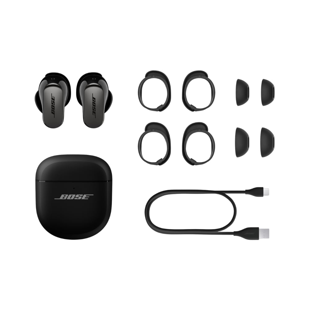 אוזניות אלחוטיות Bose QuietComfort Ultra Earbuds 2nd Gen QCUE2 צבע שחור