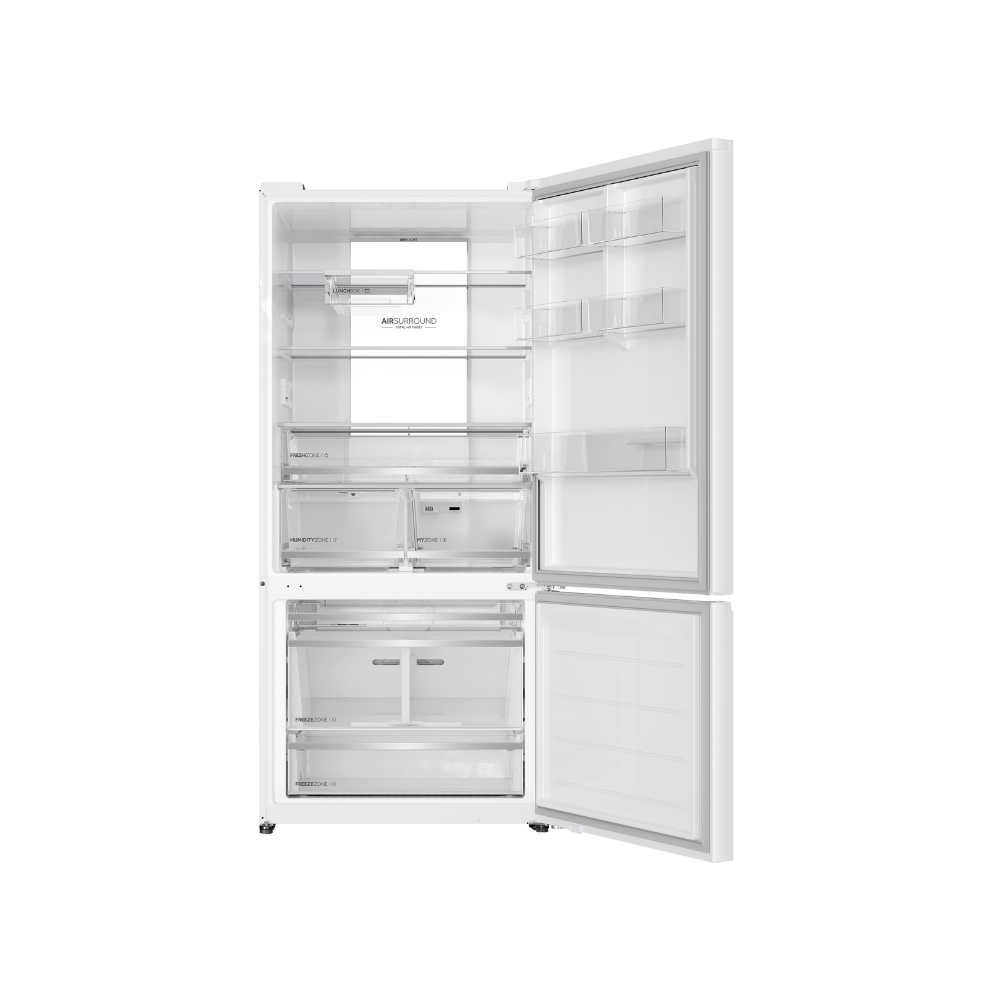 מקרר מקפיא עליון 2 דלתות 638 ליטר Haier HDR5818DNPW צבע לבן