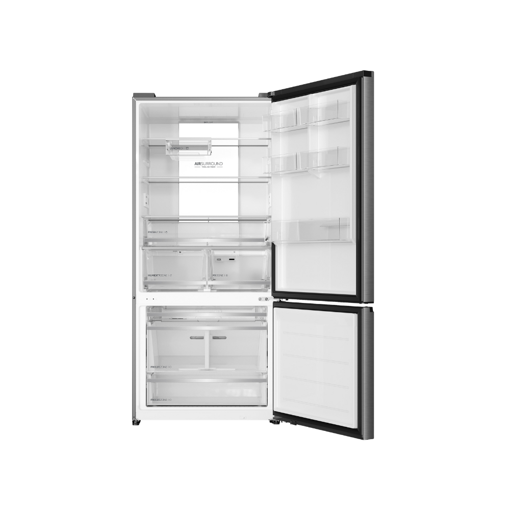 מקרר מקפיא עליון 2 דלתות 638 ליטר Haier HDR5818DNSS צבע נירוסטה