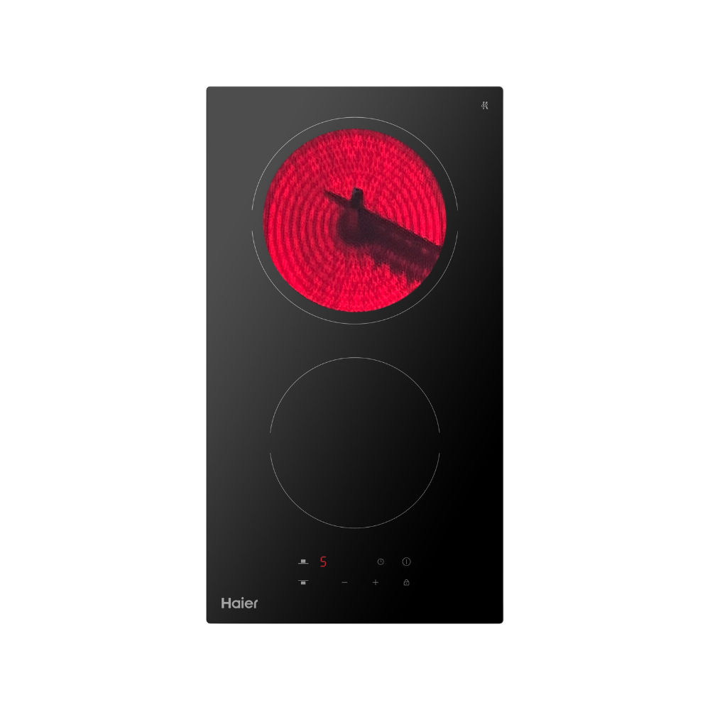 כיריים קרמיות דומינו, 2 אזורי בישול Haier HCE302TB3