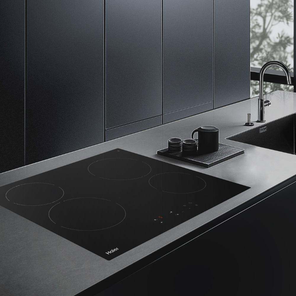 כיריים קרמיות, 60 ס"מ, 4 אזורי בישול Haier HCE604TB3