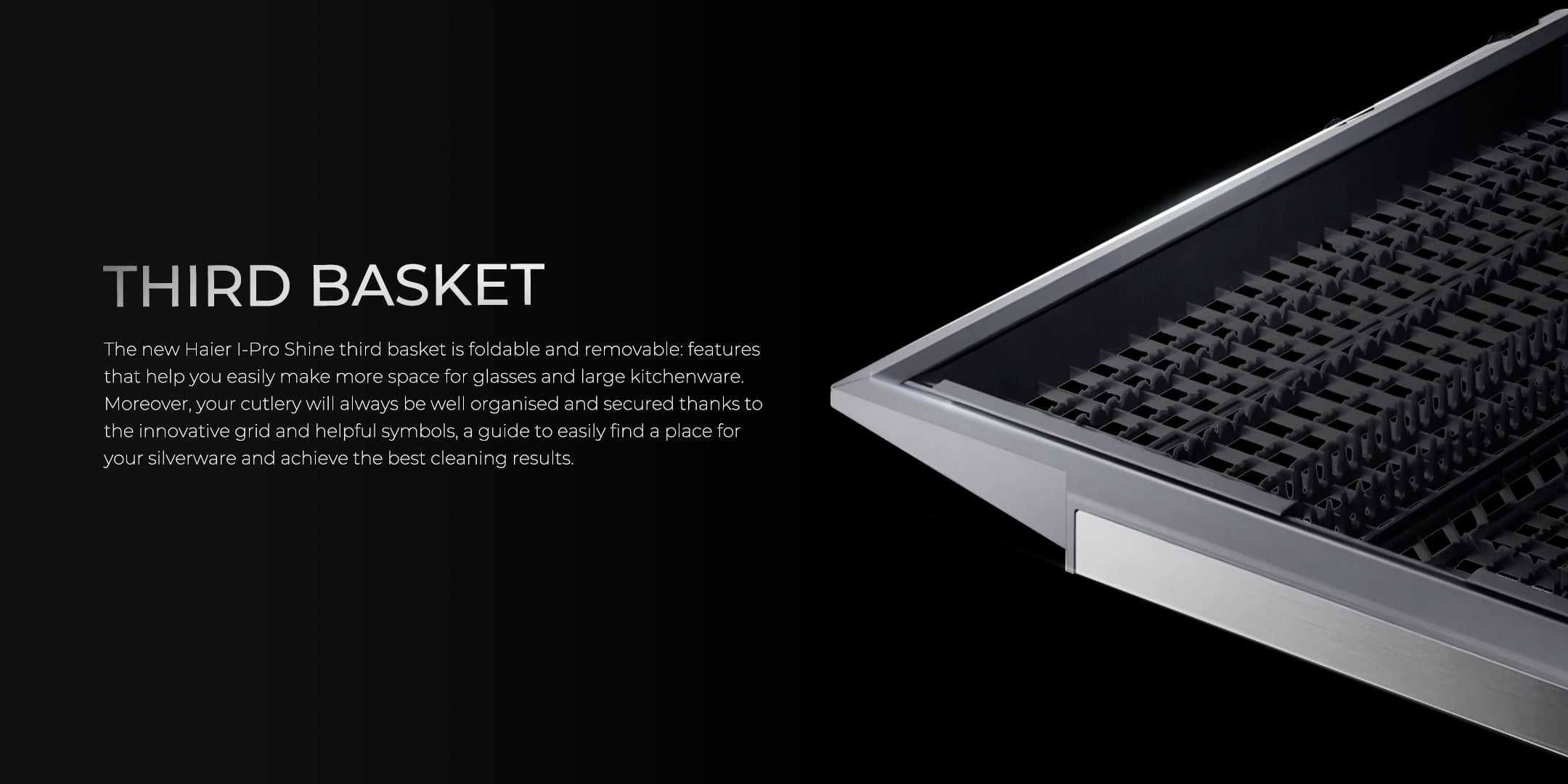 מדיח כלים אינטגרלי 60 ס"מ Haier XIT6C3TB3B