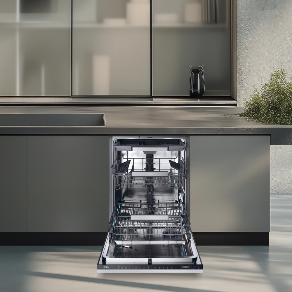 מדיח כלים אינטגרלי 60 ס"מ Haier XIT6C3TB3B