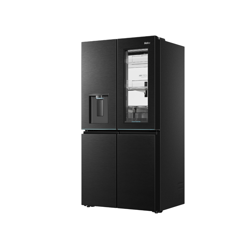 מקרר 4 דלתות 700 ליטר עם בר מים ויצרן קרח Haier HCW99F18DHMB