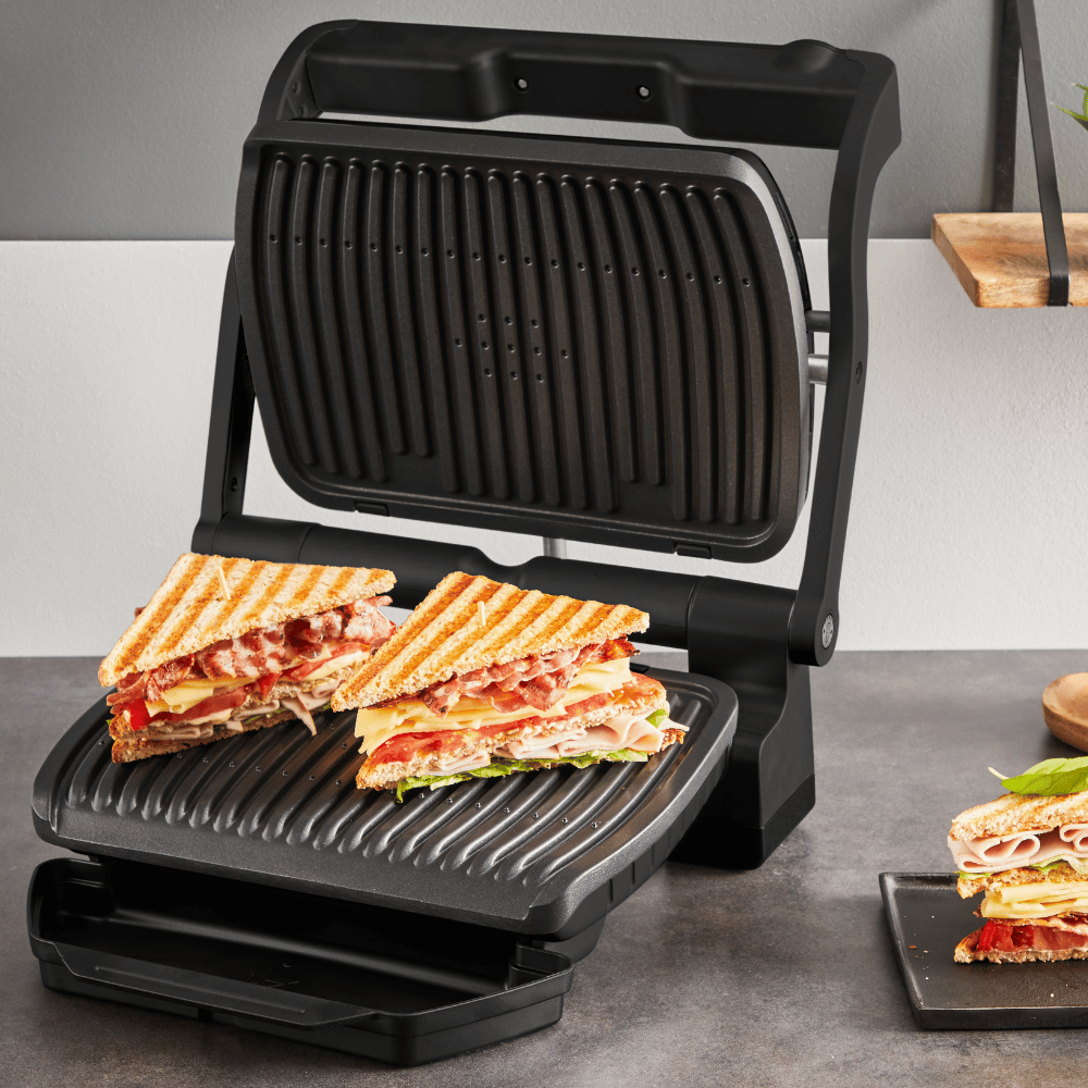 טוסטר גריל לחיצה 2000 וואט Tefal OptiGrill GC7178G1