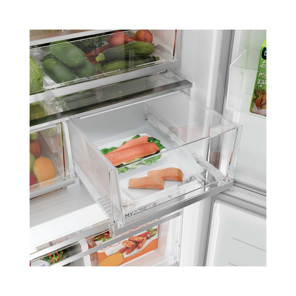 מקרר מקפיא תחתון 2 דלתות 640 ליטר Haier HDR5818DN